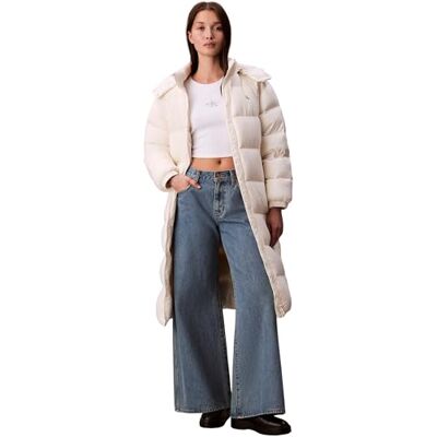 Calvin Klein Women’s Essential Mid Weight Long Puffer Jacket with Hood Calvin Klein Women’s Essential Mid Weight Long Puffer Jacket with Hood
