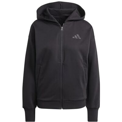 adidas Women's All Szn Fleece Full-zip Hoodie HOODED TRACK TOP (pack of 1) adidas Women's All Szn Fleece Full-zip Hoodie HOODED TRACK TOP (pack of 1)