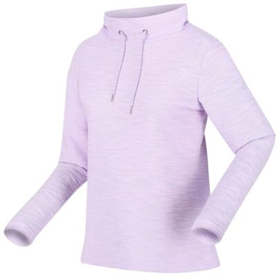 Regatta Womens/Ladies Hensley Overhead Fleece Top (16 UK) (Pastel Lilac) Regatta Womens/Ladies Hensley Overhead Fleece Top (16 UK) (Pastel Lilac)