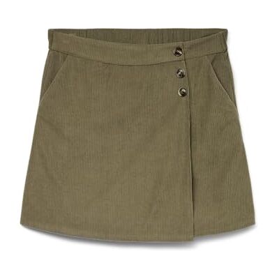 VERO MODA Vmelly Hw Short Wrap Skirt WVN Ga VERO MODA Vmelly Hw Short Wrap Skirt WVN Ga