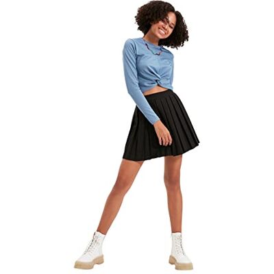 Trendyol Women Young Mini A-line Skater Woven Skirt Trendyol Women Young Mini A-line Skater Woven Skirt
