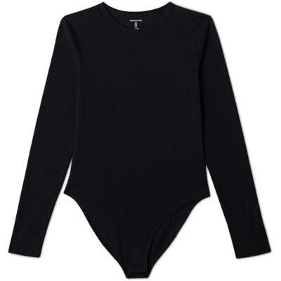 Amazon Essentials Women's Slim-Fit Long-Sleeve Crew Neck Bodysuit Amazon Essentials Women's Slim-Fit Long-Sleeve Crew Neck Bodysuit