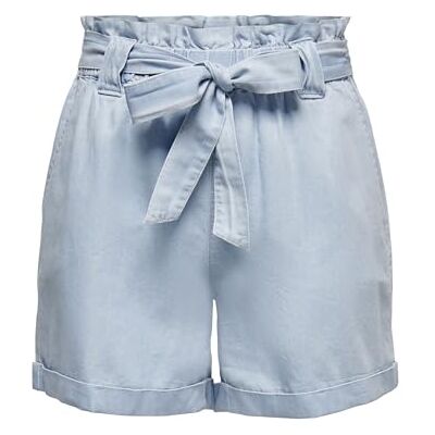 ONLY Women's Onlbea Smilla Hw Pb Loose DNM Shorts Denim ONLY Women's Onlbea Smilla Hw Pb Loose DNM Shorts Denim