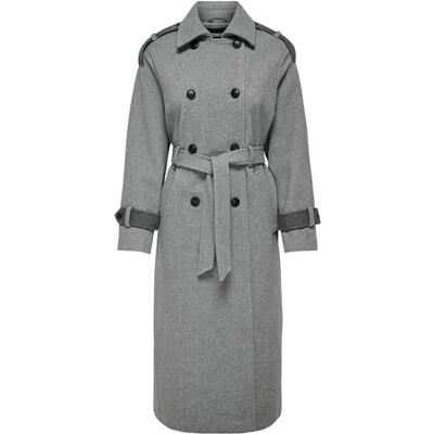 ONLY Women's Onlirma Life Trench Coat Otw Coat (pack of 1) ONLY Women's Onlirma Life Trench Coat Otw Coat (pack of 1)