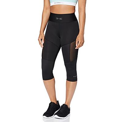 SWEDISH FALL LIFTING ATHLETES Women's Elevate Capri Tights, Womens, L4P40C56S1, pure black, XS SWEDISH FALL LIFTING ATHLETES Women's Elevate Capri Tights, Womens, L4P40C56S1, pure black, XS