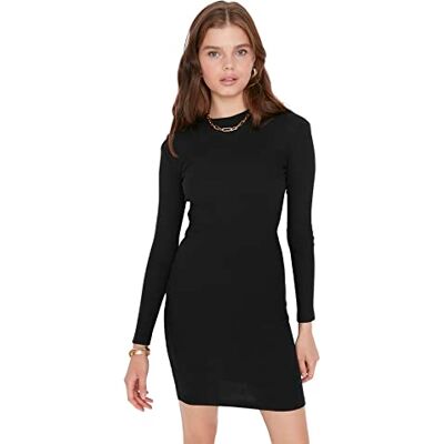 Trendyol Women Mini Bodycon Fitted Knit Dress Trendyol Women Mini Bodycon Fitted Knit Dress