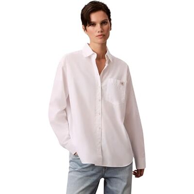 Calvin Klein Women's Cotton Poplin Relaxed Shirt Wove Lv047f147g Other Shirts Calvin Klein Women's Cotton Poplin Relaxed Shirt Wove Lv047f147g Other Shirts