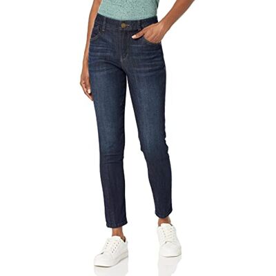 Democracy Women's Petite Ab Solution High Rise Jegging, Indigo, 12 Petite Democracy Women's Petite Ab Solution High Rise Jegging, Indigo, 12 Petite