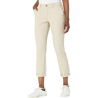 Tommy Hilfiger Women's Hampton Chino Pant-Solid Casual, Khaki, 16 Plus Tommy Hilfiger Women's Hampton Chino Pant-Solid Casual, Khaki, 16 Plus