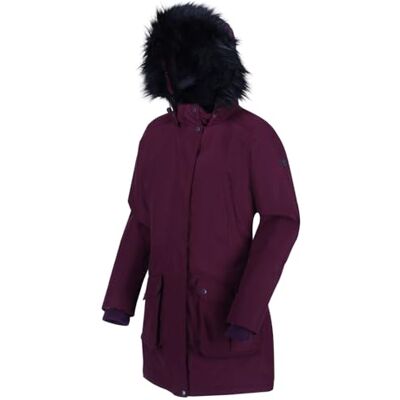 Regatta Womens Sefarina Waterproof Fur Trimmed Hooded Parka Jacket Black Regatta Womens Sefarina Waterproof Fur Trimmed Hooded Parka Jacket Black