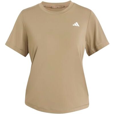 adidas Women's Strength Essentials Workout Shirt, Khaki Six, XXL adidas Women's Strength Essentials Workout Shirt, Khaki Six, XXL