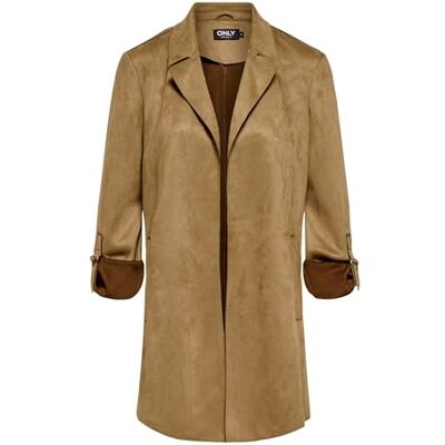 ONLY Women's Onljoline Faux Suede Coat Life Cc Otw Onljoline Faux Suede Coat Life CC Otw (pack of 1) ONLY Women's Onljoline Faux Suede Coat Life Cc Otw Onljoline Faux Suede Coat Life CC Otw (pack of 1)
