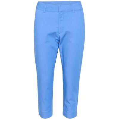 Kaffe Women's Women's Capri Pants Below Knee Length Slim Fit Regular Waistband Pants, Ultramarine, Kaffe Women's Women's Capri Pants Below Knee Length Slim Fit Regular Waistband Pants, Ultramarine,