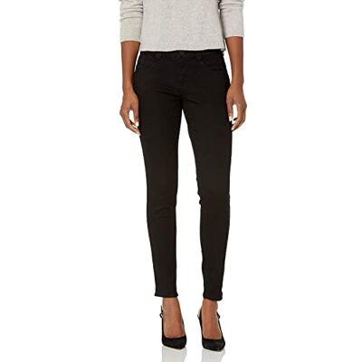 Democracy Women's Ab Solution Jegging Jeans, Black, 4 Petite Democracy Women's Ab Solution Jegging Jeans, Black, 4 Petite