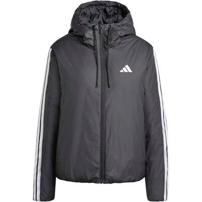 adidas Women's Essentials Climawarm 3 Stripes Insulation Hooded S JACKET (pack of 1) adidas Women's Essentials Climawarm 3 Stripes Insulation Hooded S JACKET (pack of 1)