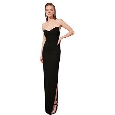 Trendyol Women Maxi Bodycon Slim Woven Evening Dress Trendyol Women Maxi Bodycon Slim Woven Evening Dress