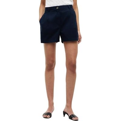 Tommy Hilfiger Women's Cotton Chino Flare Shorts WW0WW50087 Other Shorts, Blue (Dark Night Navy), 34 Tommy Hilfiger Women's Cotton Chino Flare Shorts WW0WW50087 Other Shorts, Blue (Dark Night Navy), 34