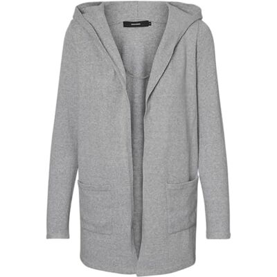 VERO MODA Female Cardigan VMDOFFY Cardigan, Light Grey Mix, L VERO MODA Female Cardigan VMDOFFY Cardigan, Light Grey Mix, L
