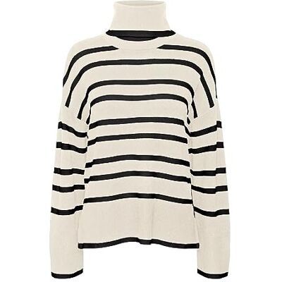 VERO MODA Womens Striped Jumper VERO MODA Womens Striped Jumper