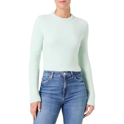 Hugo Boss Women's Skitty_b Knitted Sweater, Light/Pastel Green, S Hugo Boss Women's Skitty_b Knitted Sweater, Light/Pastel Green, S