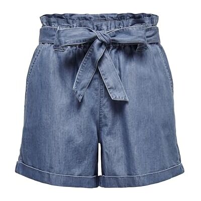 ONLY Women's Onlbea Smilla Hw Pb Loose DNM Shorts Denim ONLY Women's Onlbea Smilla Hw Pb Loose DNM Shorts Denim
