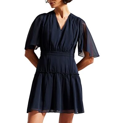 Ted Baker -GIGGIE-Fit and Flare Tiered Mini Dress Ted Baker -GIGGIE-Fit and Flare Tiered Mini Dress