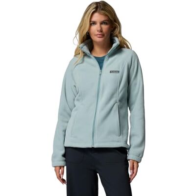 Columbia Womens Benton Springs Full Zip Fleece Jacket, Crushed Blue, Large Columbia Womens Benton Springs Full Zip Fleece Jacket, Crushed Blue, Large