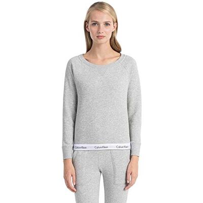 Calvin Klein Crewneck Sweatshirt Women Modern Cotton Line CK Women's Loungewear Signature Elasticated Hem Cotton, Polyester Calvin Klein Crewneck Sweatshirt Women Modern Cotton Line CK Women's Loungewear Signature Elasticated Hem Cotton, Polyester
