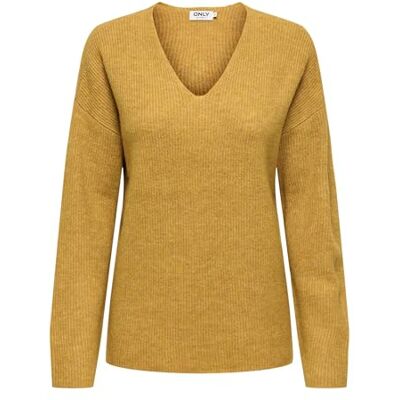 ONLY Women's Onlcamilla V-Neck L/S Pullover KNT Noos Sweater Knitted jumper ONLY Women's Onlcamilla V-Neck L/S Pullover KNT Noos Sweater Knitted jumper