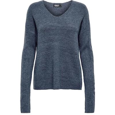 ONLY Women's Onlcamilla V-Neck L/S Pullover KNT Noos Sweater Knitted jumper ONLY Women's Onlcamilla V-Neck L/S Pullover KNT Noos Sweater Knitted jumper