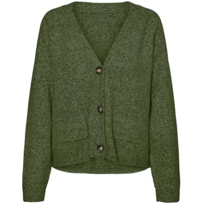 VERO MODA Female Cardigan VMBOOM Cardigan, Cypress, L VERO MODA Female Cardigan VMBOOM Cardigan, Cypress, L
