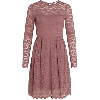 Vila Women's Vikalila L/S Lace Dress Noos Dress (Pack of 1) Vila Women's Vikalila L/S Lace Dress Noos Dress (Pack of 1)