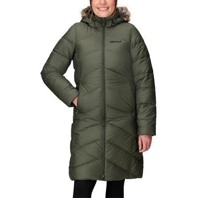 Marmot Women's Montreaux Coat, Warm, Insulated Hooded Winter Coat, Windproof Down Parka, Lightweight Packable Outdoor Jacket, Nori, XL Marmot Women's Montreaux Coat, Warm, Insulated Hooded Winter Coat, Windproof Down Parka, Lightweight Packable Outdoor Jacket, Nori, XL