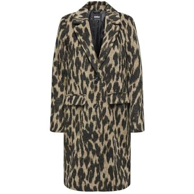 ONLY Women's Onlvalborg Animal Life Coat Otw Coat (pack of 1) ONLY Women's Onlvalborg Animal Life Coat Otw Coat (pack of 1)