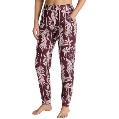 Calida Favourites Women's Pyjama Bottoms with Side Pockets, 100% Cotton, Port Royal Red, 10-12 Calida Favourites Women's Pyjama Bottoms with Side Pockets, 100% Cotton, Port Royal Red, 10-12