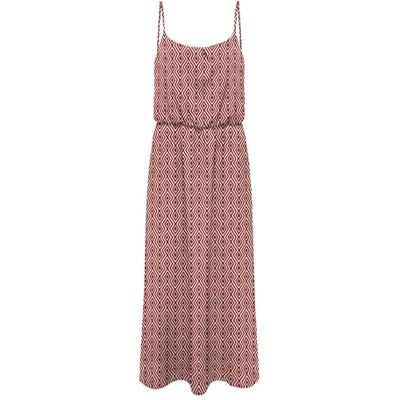 ONLY Onlnova Life Vis Strap Maxi Dress AOP, Karanda Red, 10 ONLY Onlnova Life Vis Strap Maxi Dress AOP, Karanda Red, 10