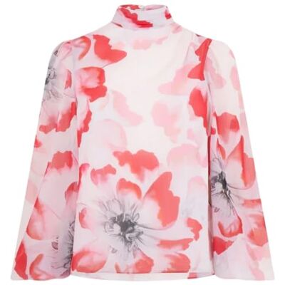 Ted Baker Womens Wmb-ladon-tie Neck Long Sleeve Blouse, Ivory, 10 UK Ted Baker Womens Wmb-ladon-tie Neck Long Sleeve Blouse, Ivory, 10 UK