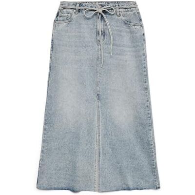 VERO MODA Female Denim Skirt VMWIEN Medium Waist Midi Skirt Denim skirt VERO MODA Female Denim Skirt VMWIEN Medium Waist Midi Skirt Denim skirt