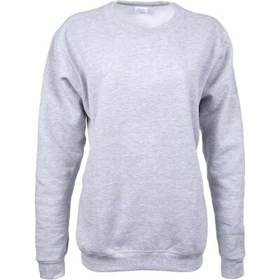Gildan Women's Fleece Crewneck Sweatshirt, Style G18000fl, Sport Grey, XXL Gildan Women's Fleece Crewneck Sweatshirt, Style G18000fl, Sport Grey, XXL