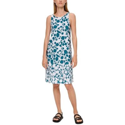 s.Oliver BLACK LABEL Viscose Stretch Jersey Dress, Turquoise 67f1, 10 s.Oliver BLACK LABEL Viscose Stretch Jersey Dress, Turquoise 67f1, 10
