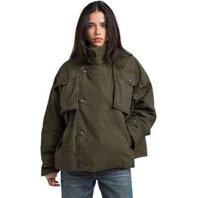 G-STAR Women's 4 Pocket Cape Jkt Wmn Jacket (pack of 1) G-STAR Women's 4 Pocket Cape Jkt Wmn Jacket (pack of 1)