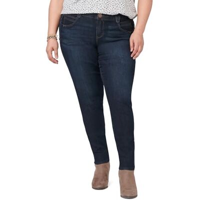 Democracy Women’s Plus-Size “Ab”Solution Booty Lift Jegging, Indigo, 22 Democracy Women’s Plus-Size “Ab”Solution Booty Lift Jegging, Indigo, 22