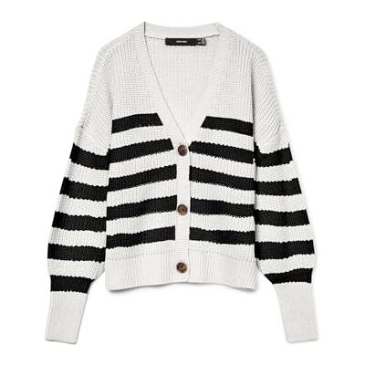VERO MODA Women's Vmlea Ls V-Neck Cuff Cardigan Noos Cardigan Sweater VERO MODA Women's Vmlea Ls V-Neck Cuff Cardigan Noos Cardigan Sweater