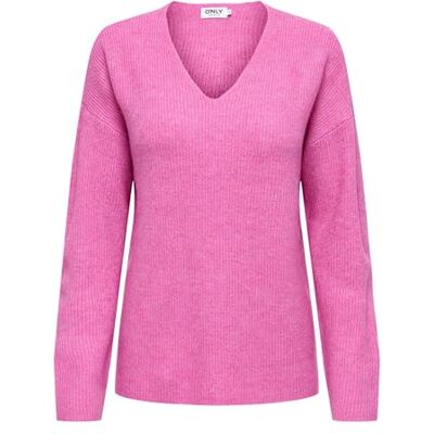 ONLY Women's Onlcamilla V-Neck L/S Pullover KNT Noos Sweater Knitted jumper ONLY Women's Onlcamilla V-Neck L/S Pullover KNT Noos Sweater Knitted jumper