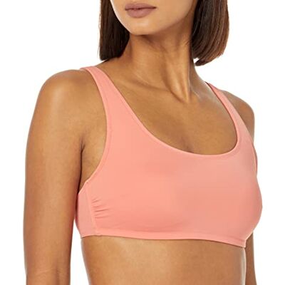 Amazon Essentials Women's Scoop Neck Swim Crop Top Amazon Essentials Women's Scoop Neck Swim Crop Top
