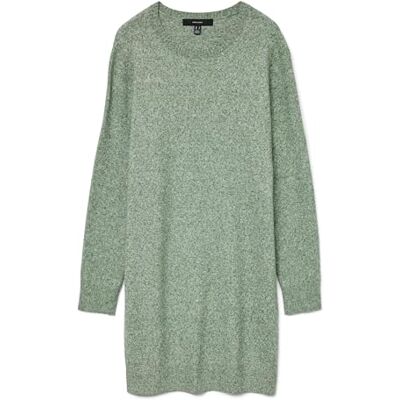 VERO MODA Women's Vmdoffy Ls O-Neck Dress Ga Noos Dress (Pack of 1) Knitted Dress VERO MODA Women's Vmdoffy Ls O-Neck Dress Ga Noos Dress (Pack of 1) Knitted Dress