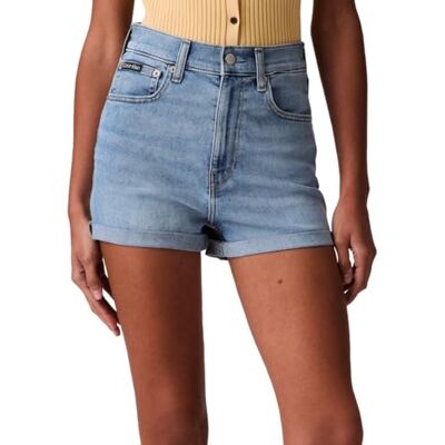Calvin Klein Women's High Rise Denim Shorts Denim Shorts Calvin Klein Women's High Rise Denim Shorts Denim Shorts