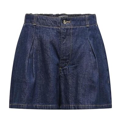 ONLY Women's Onlellis Loose Pleated Shorts DNM AKM ONLY Women's Onlellis Loose Pleated Shorts DNM AKM
