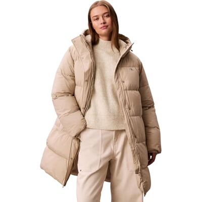 Calvin Klein Women's Belted Midweight Long Puffer Lv047d508g Coats Calvin Klein Women's Belted Midweight Long Puffer Lv047d508g Coats