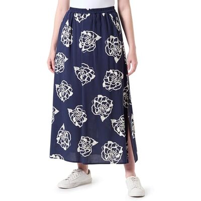 VERO MODA Women's Vmeasy Maxi Skirt WVN Ga Skirt, Blue, M VERO MODA Women's Vmeasy Maxi Skirt WVN Ga Skirt, Blue, M